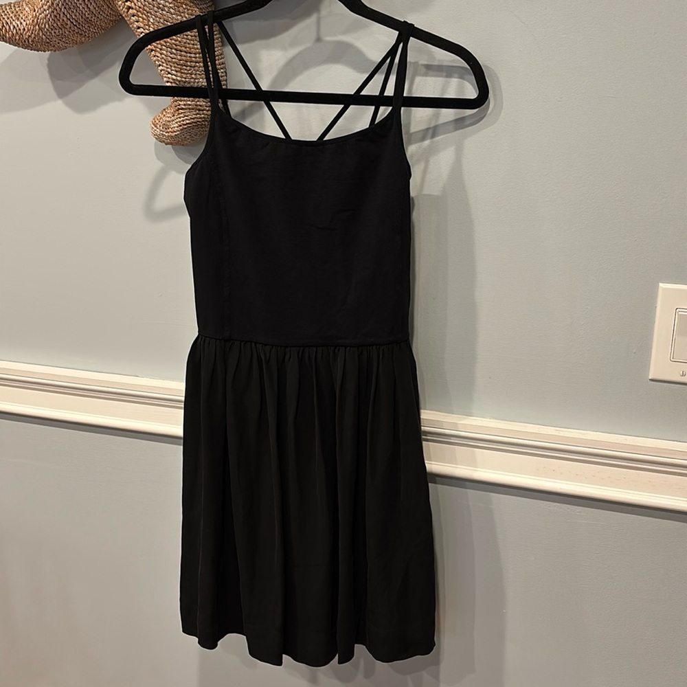 Theory Womens Black Dress One Size Fits Most